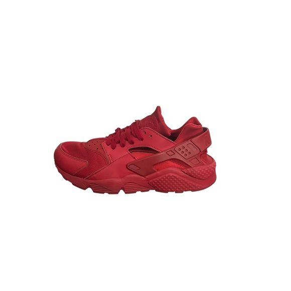 Nike Men’s Air Huarache Run 318429-660 Red Sneakers Size 9.5 - Picture 7 of 12